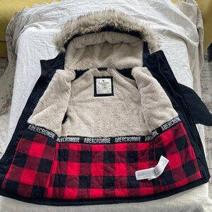 Abercrombie Kid's Parka Jacket w/ Faux Fur Hood (removable) 7/8